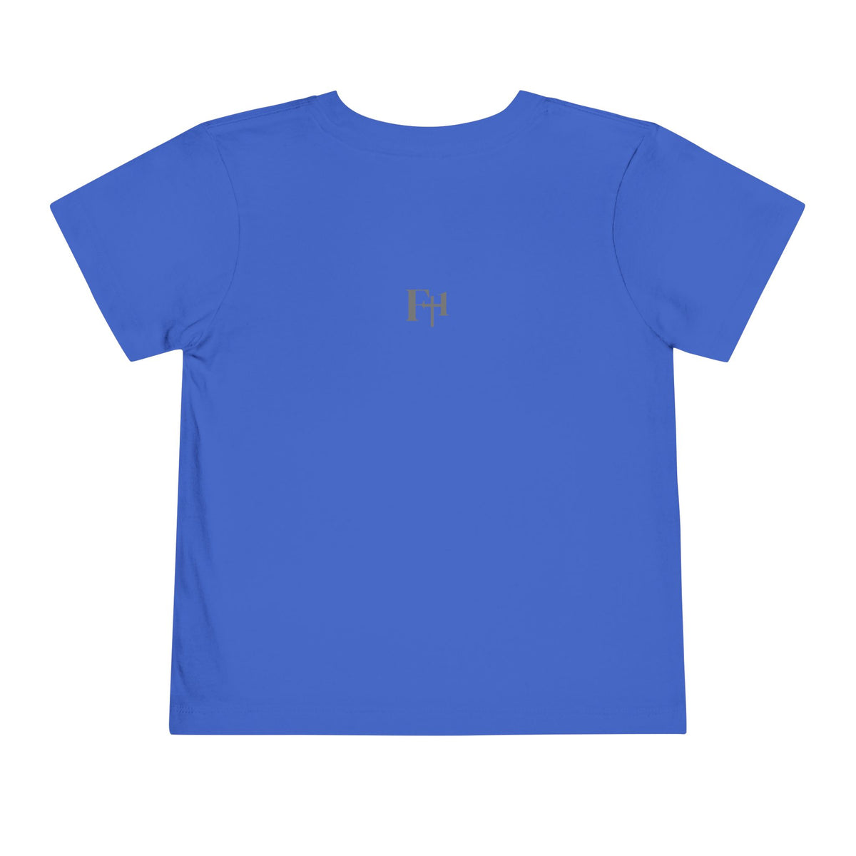 Toddler Tee — "For I’m the Lord Who Makes You" Floral Bible Verse (Isaiah 44:2)