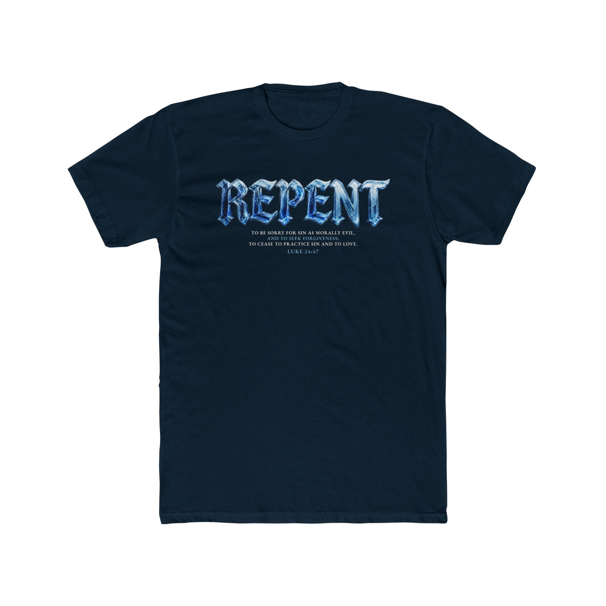 Repent Graphic Tee — Christian Faith Back Print Shirt