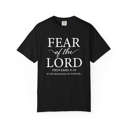 Fear of the Lord T-Shirt — Christian Faith Graphic Tee