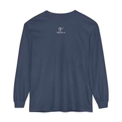 The Lord is Good "Nahum 1:7" Red Long Sleeve