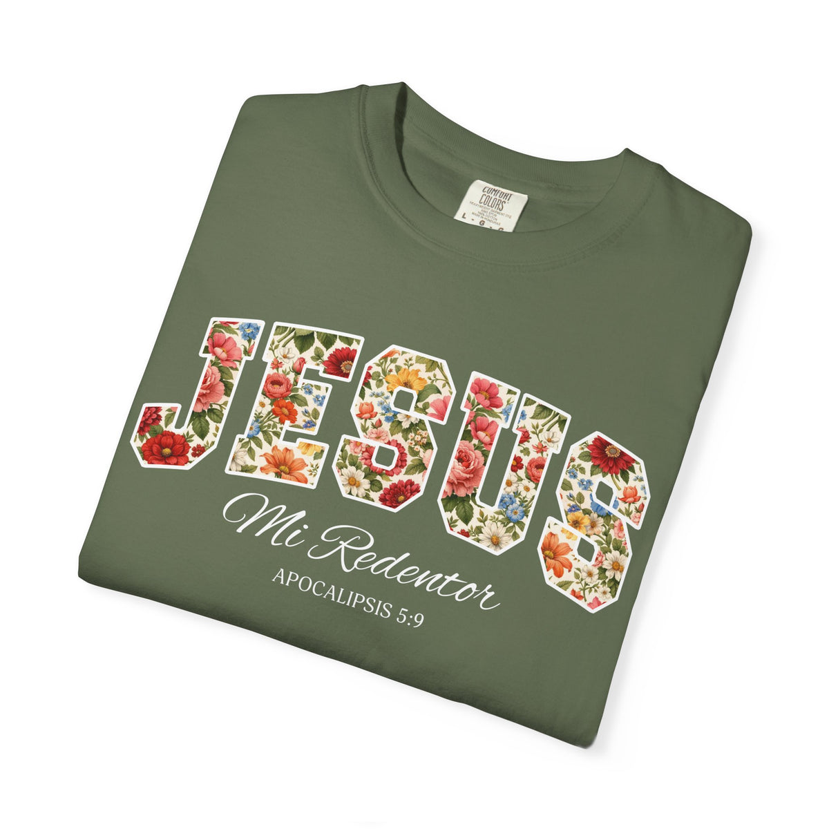Jesus Mi Redentor T-Shirt — Spanish Christian Faith Tee 100% Cotton