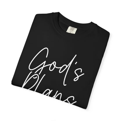 God's Plans Jeremiah 29:11 100% Cotton‑Shirt — Inspirational Faith Graphic T-shirt