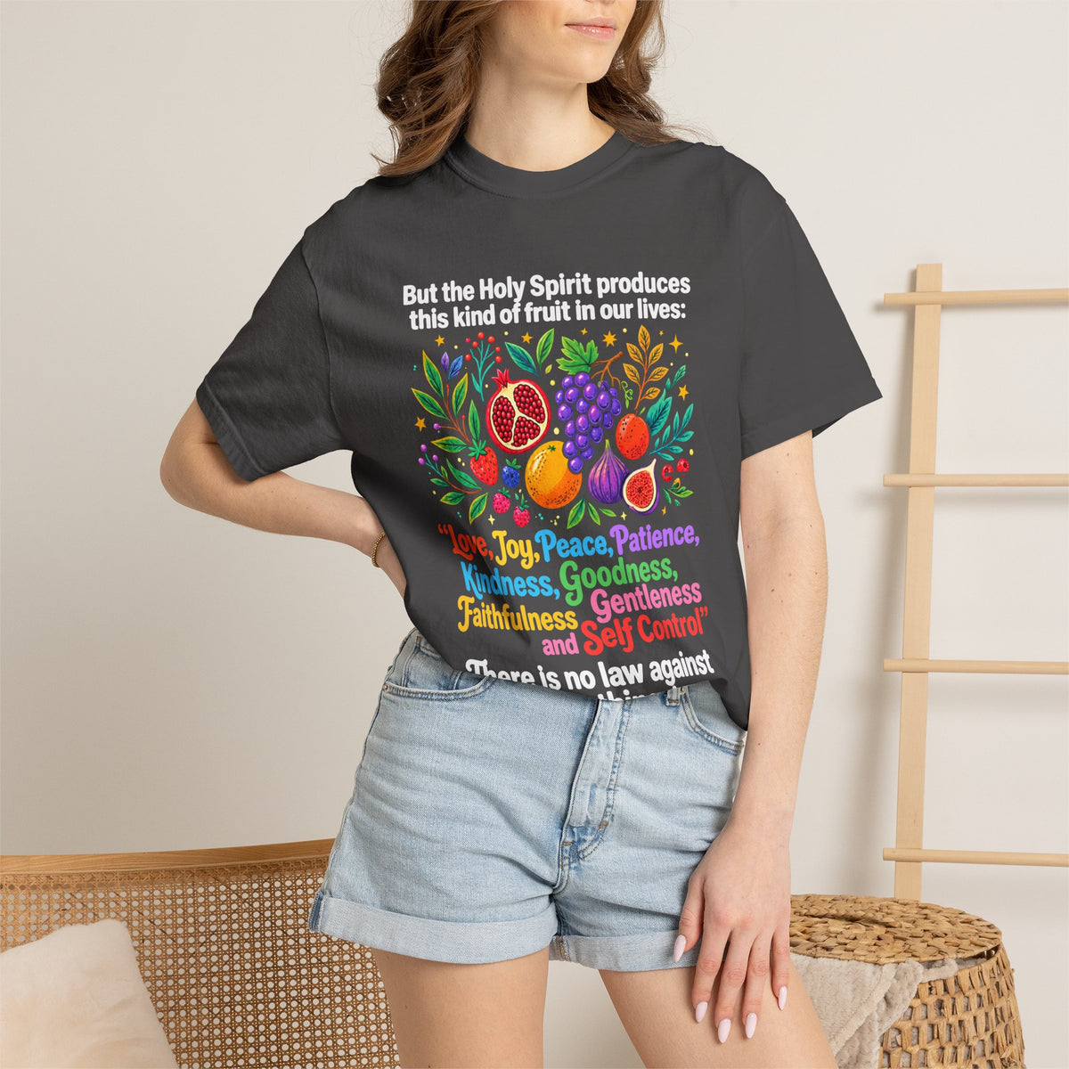 Fruit of the Spirit T‑Shirt — Galatians 5:22‑23 Christian Faith Tee