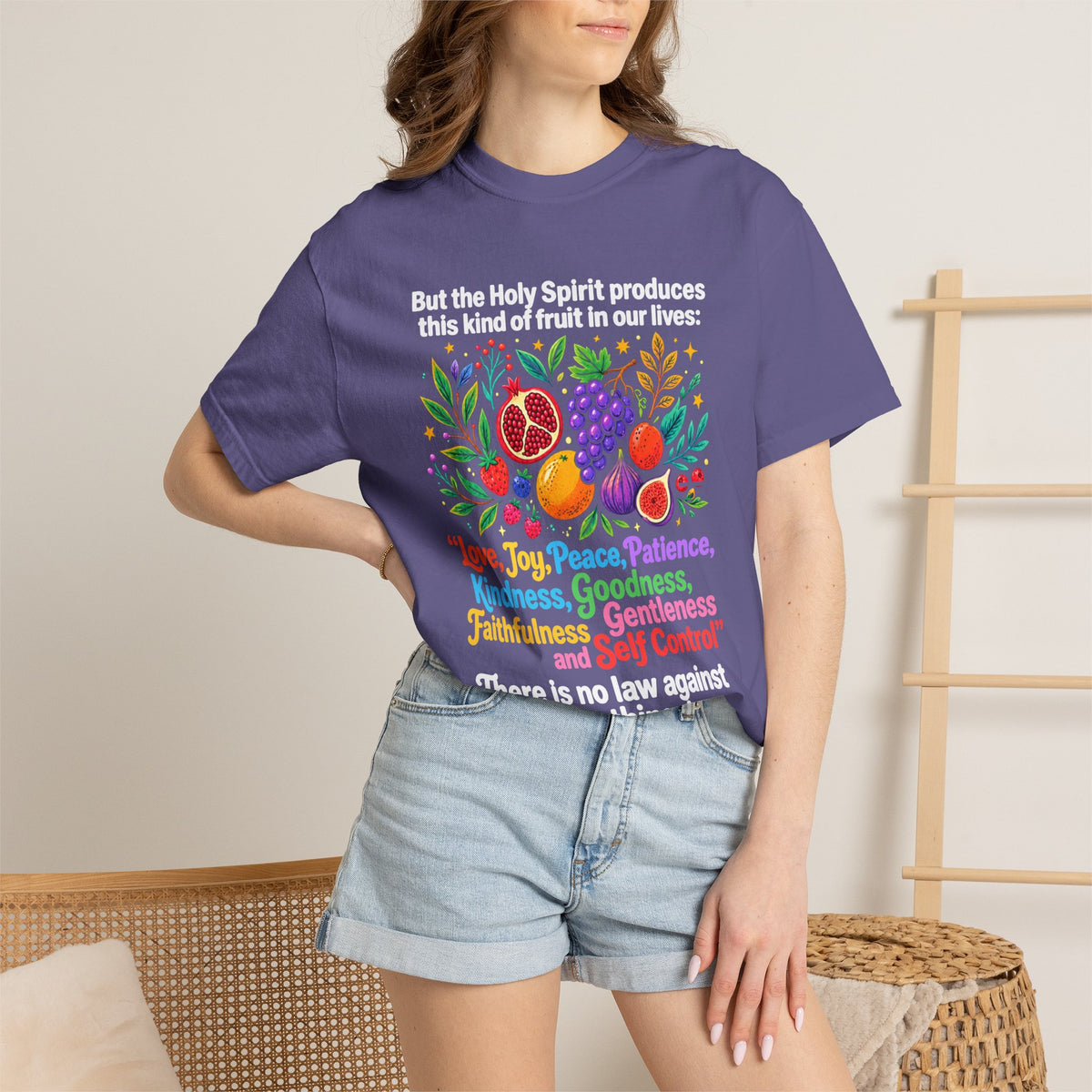 Fruit of the Spirit T‑Shirt — Galatians 5:22‑23 Christian Faith Tee
