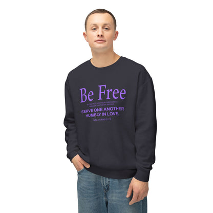 Be Free "Galatians 5:13" Purple
