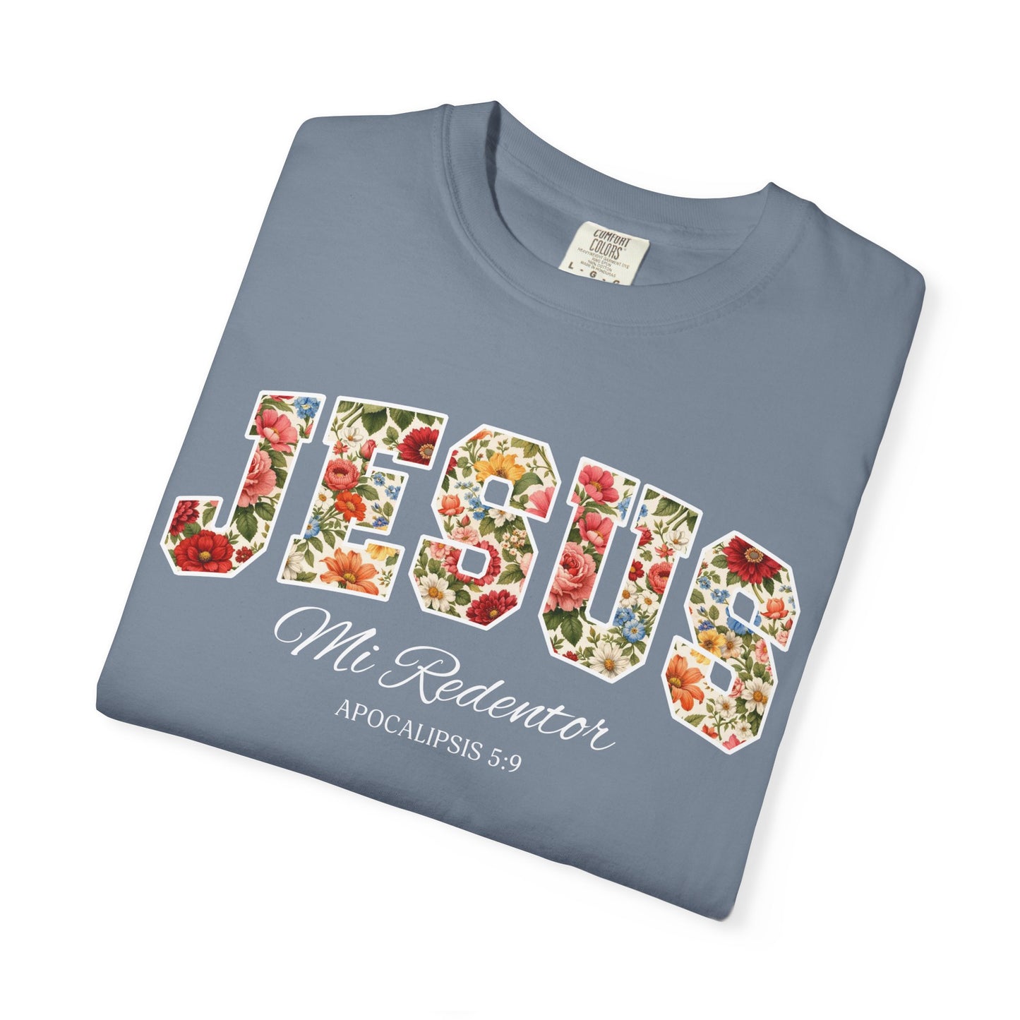 Jesus Mi Redentor T-Shirt — Spanish Christian Faith Tee 100% Cotton