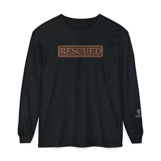Rescued Colossians 1:13 Long Sleeve T-Shirt — 100% Cotton