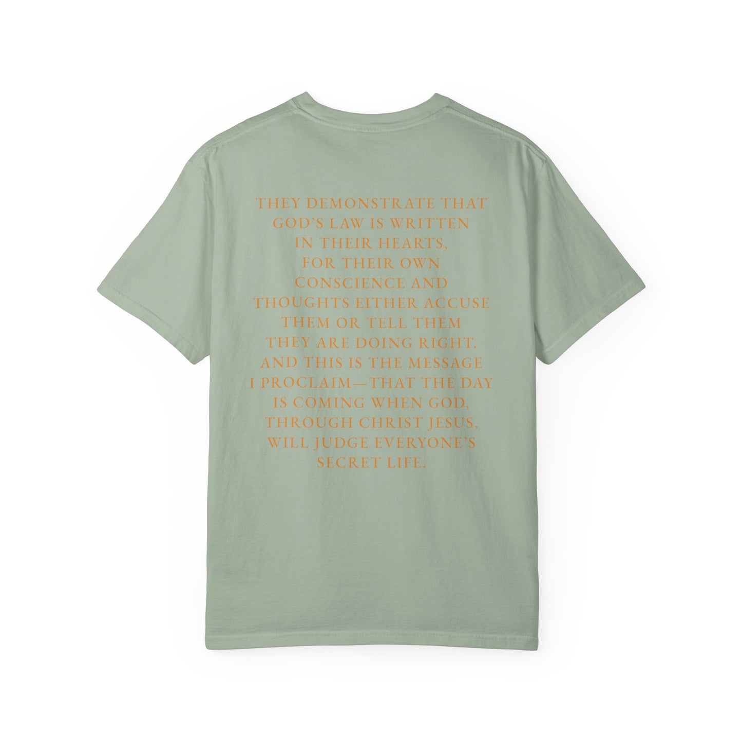 "Romans 2:15-16" 100% Cotton T-Shirt