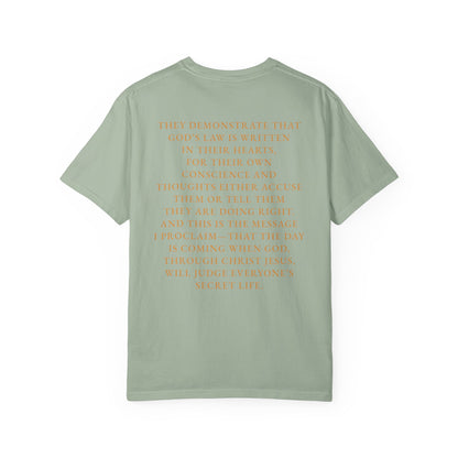 "Romans 2:15-16" 100% Cotton T-Shirt