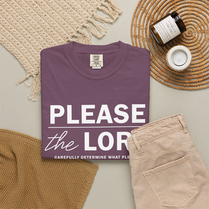 Please the Lord Ephesians 5:10 T-Shirt 100% Cotton T-Shirt