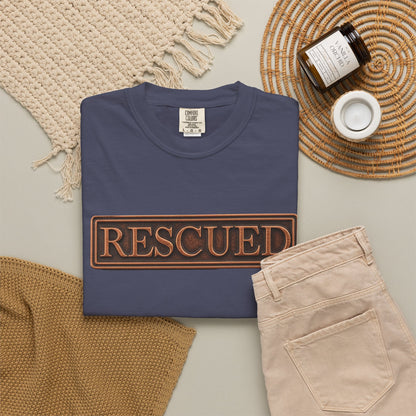 Rescued Colossians 1:13-14 Cotton T-Shirt