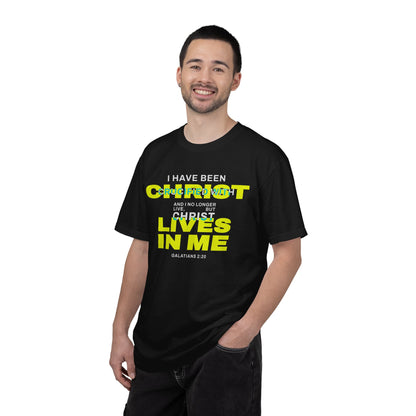 I have been Crucified with Christ "Galatians 2:20" YELLOW 100% Cotton T-Shirt