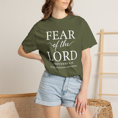 Fear of the Lord T-Shirt — Christian Faith Graphic Tee