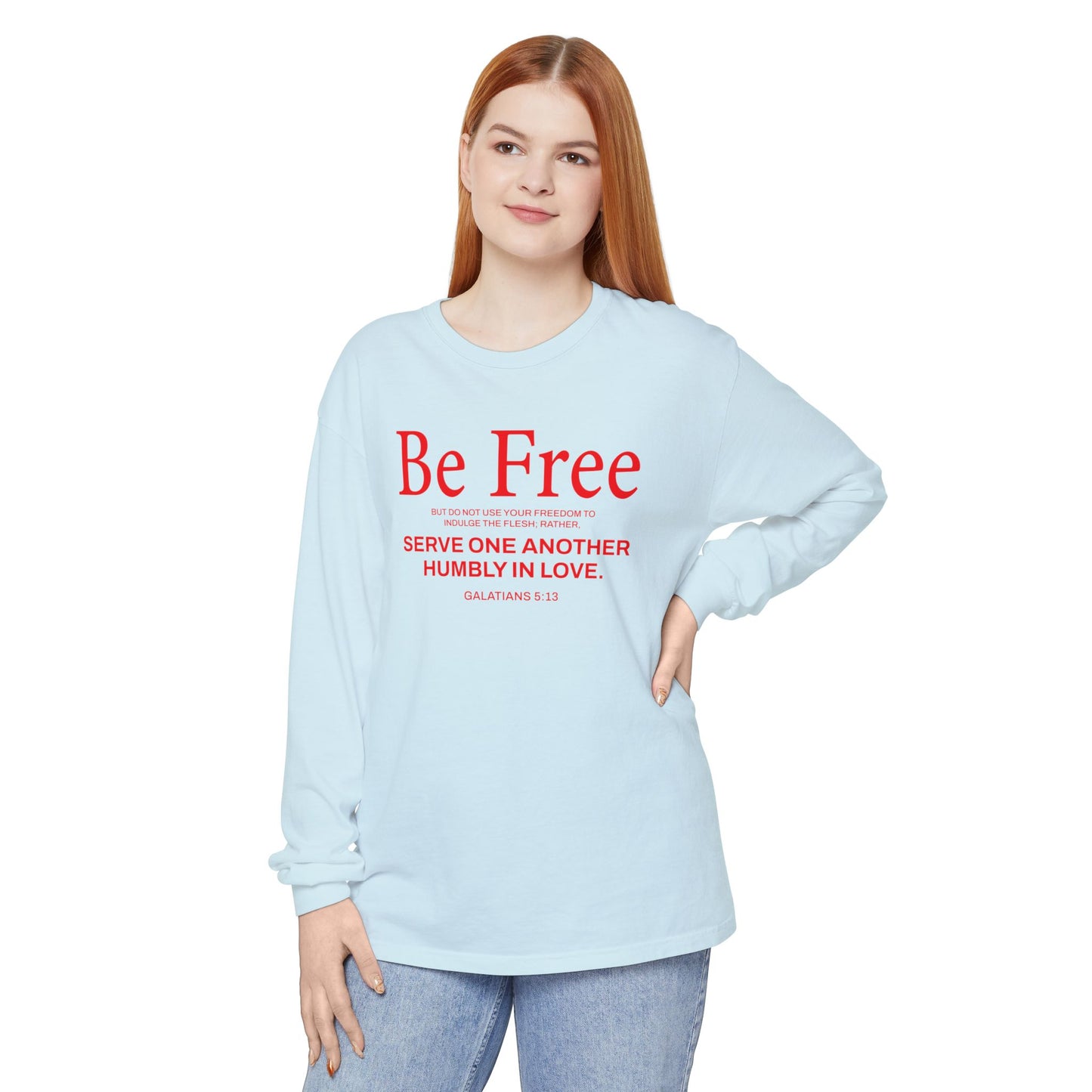 Be Free "Galatians 5:13" RED