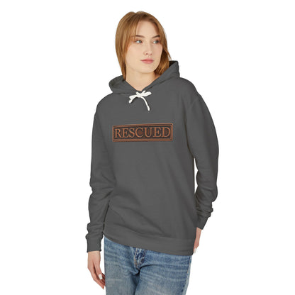 Rescued Colossians 1:13 Cotton Hoodie — Bible Verse Inspirational Hooded Sweatshirt
