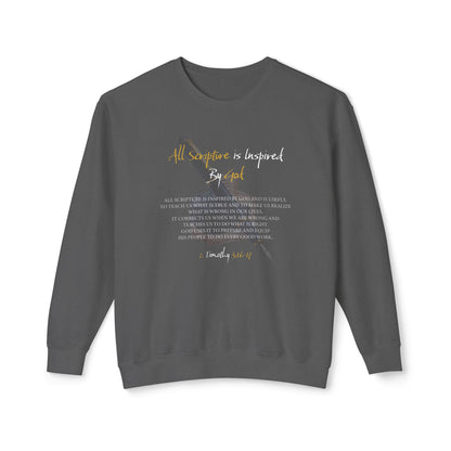 All Scriptures Are Inspired By God T-Shirt — Faith-Based Scripture Sweatshirt