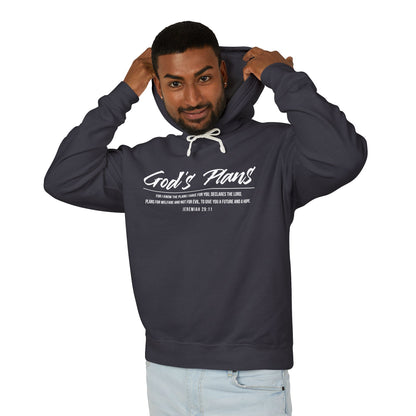 Jeremiah 29:11 "God's Plans" Hoodie — Inspirational Faith Pullover