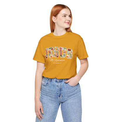 Jesus Mi Redentor Floral Graphic Tee
