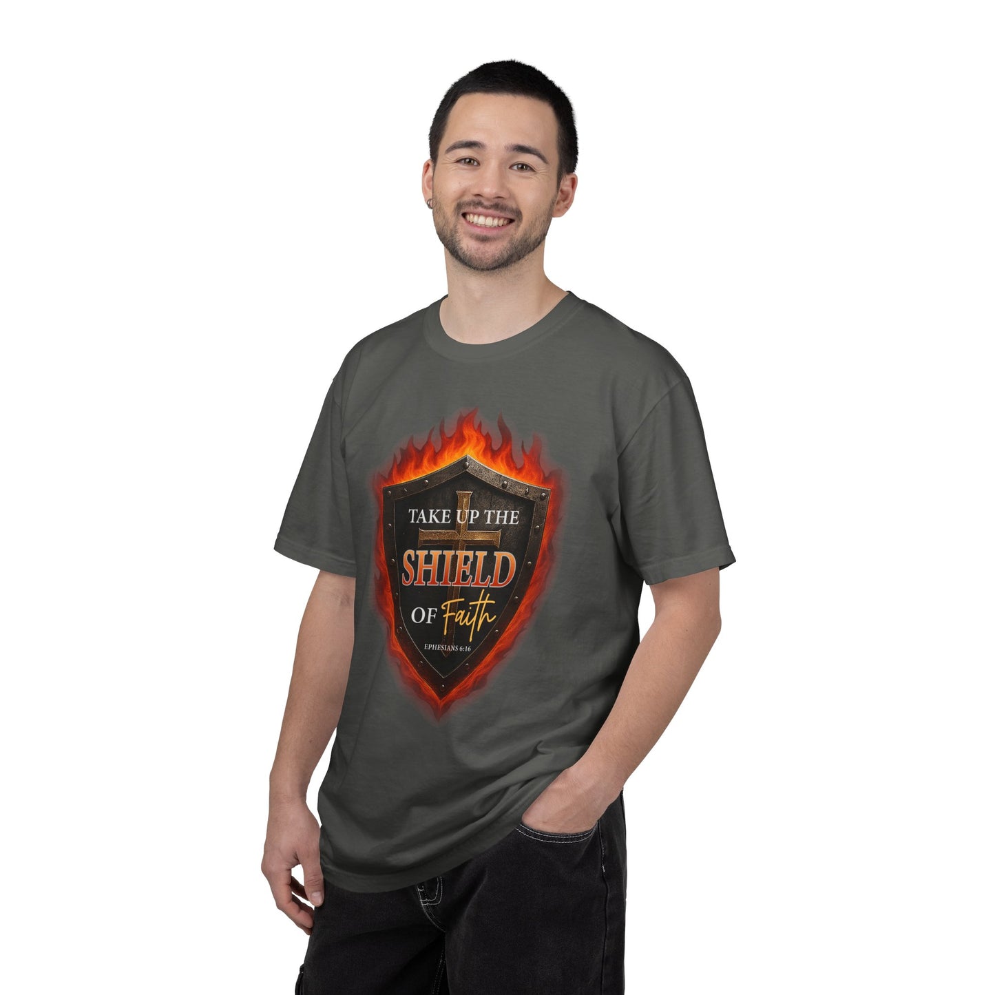 Take Up The Shield of Faith "Ephesians 6:16" 100% Cotton T-Shirt