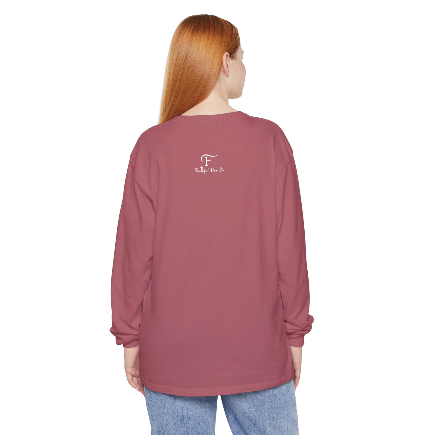 Repent Definition 100% Cotton Long Sleeve T-Shirt — Garment-Dyed