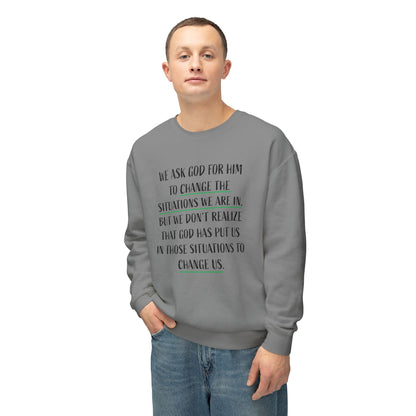 Change the Situation 100% Cotton Crewneck Sweatshirt
