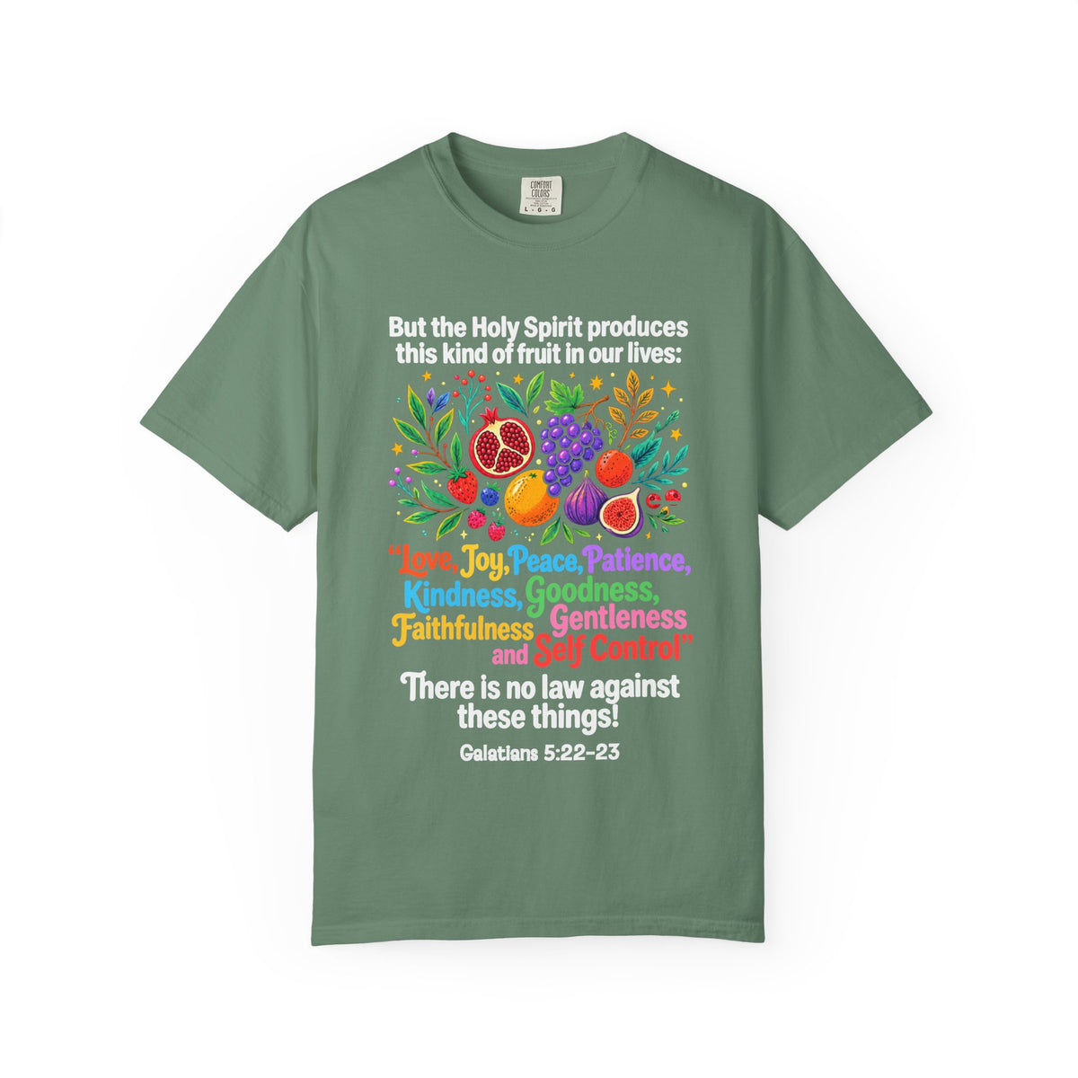 Fruit of the Spirit T‑Shirt — Galatians 5:22‑23 Christian Faith Tee