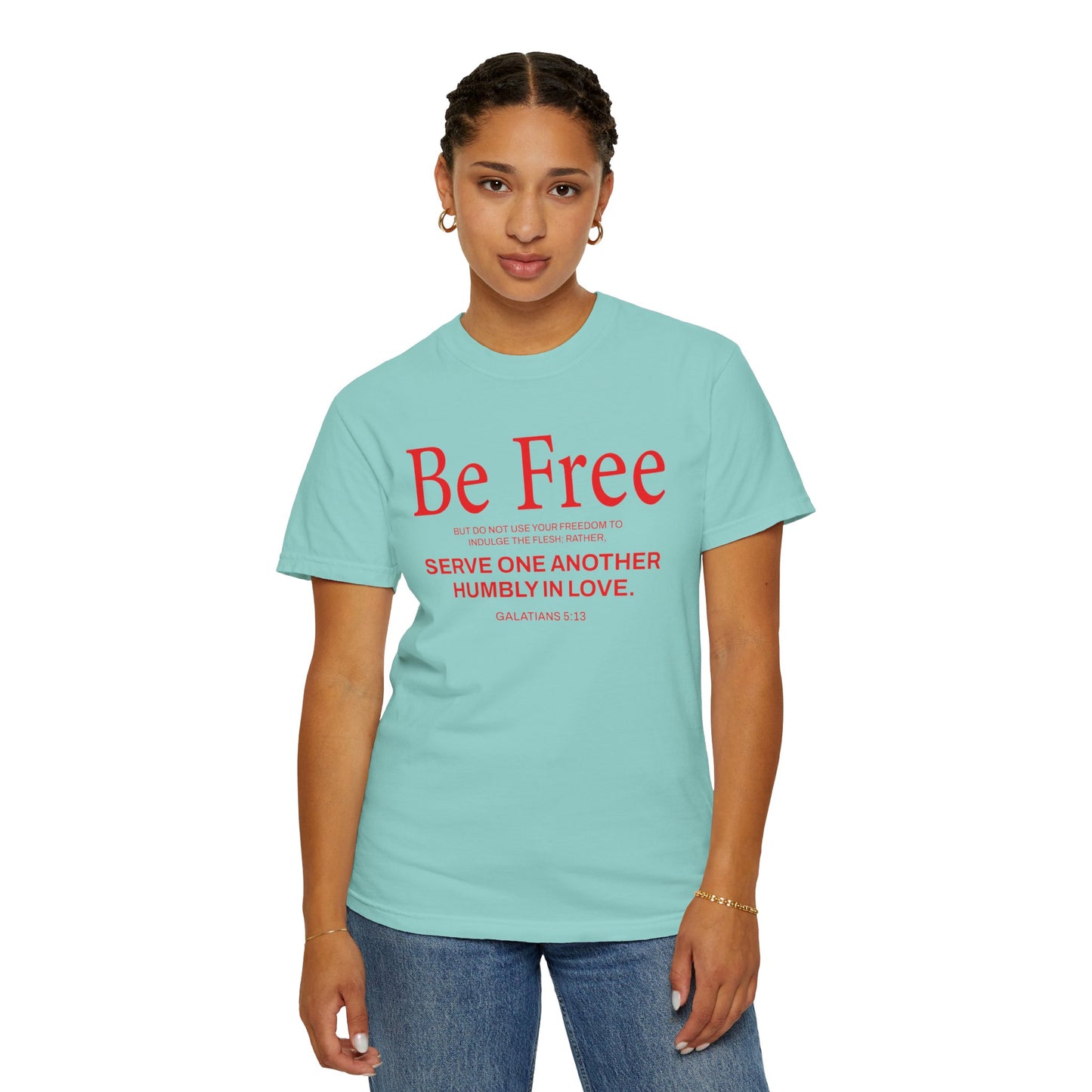 Be Free "Galatians 5:13" Red