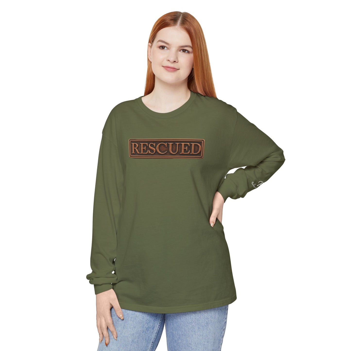 Rescued Colossians 1:13 Long Sleeve T-Shirt — 100% Cotton