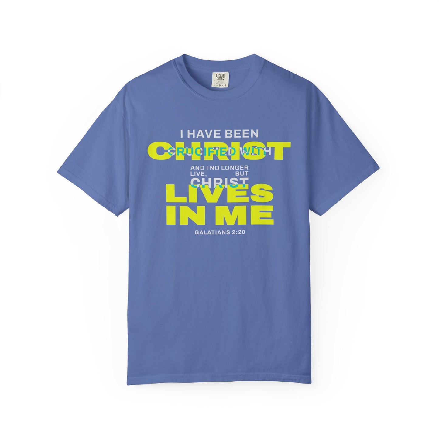 I have been Crucified with Christ "Galatians 2:20" YELLOW 100% Cotton T-Shirt