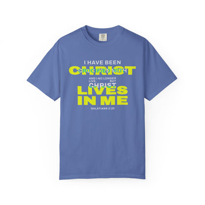 I have been Crucified with Christ "Galatians 2:20" YELLOW 100% Cotton T-Shirt