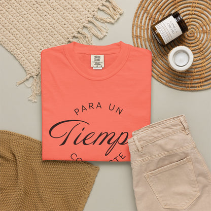 Para un Tiempo Como Este Ester 4:14 100% Cotton T-Shirt — Spanish Wise Woman Bible Verse