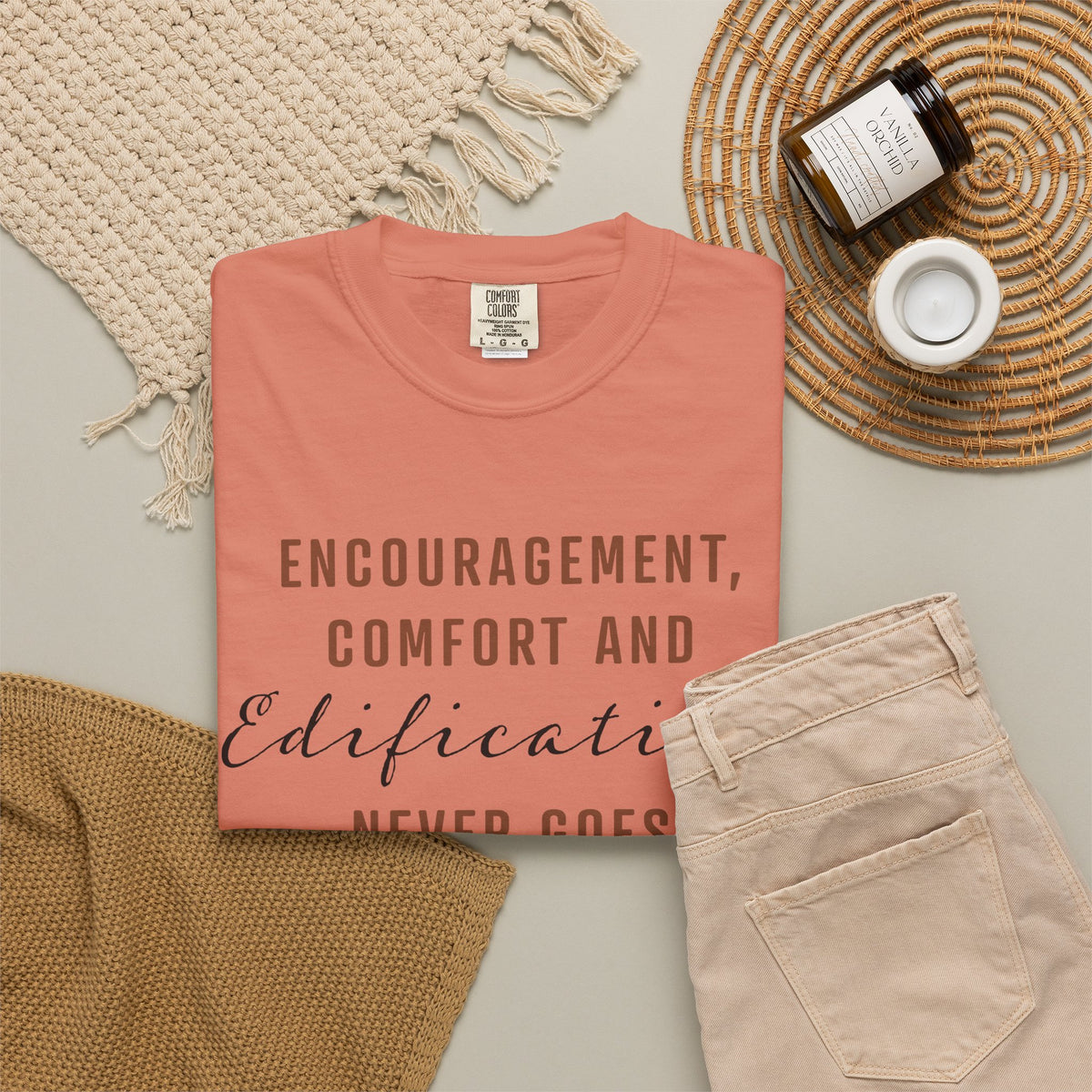 Encouragement, Comfort & Edification T-Shirt — Ephesians 4:29 Inspirational Christian Tee