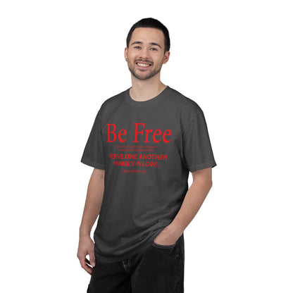 Be Free Galatians 5:13 T‑Shirt — Faith-Inspired Christian Tee
