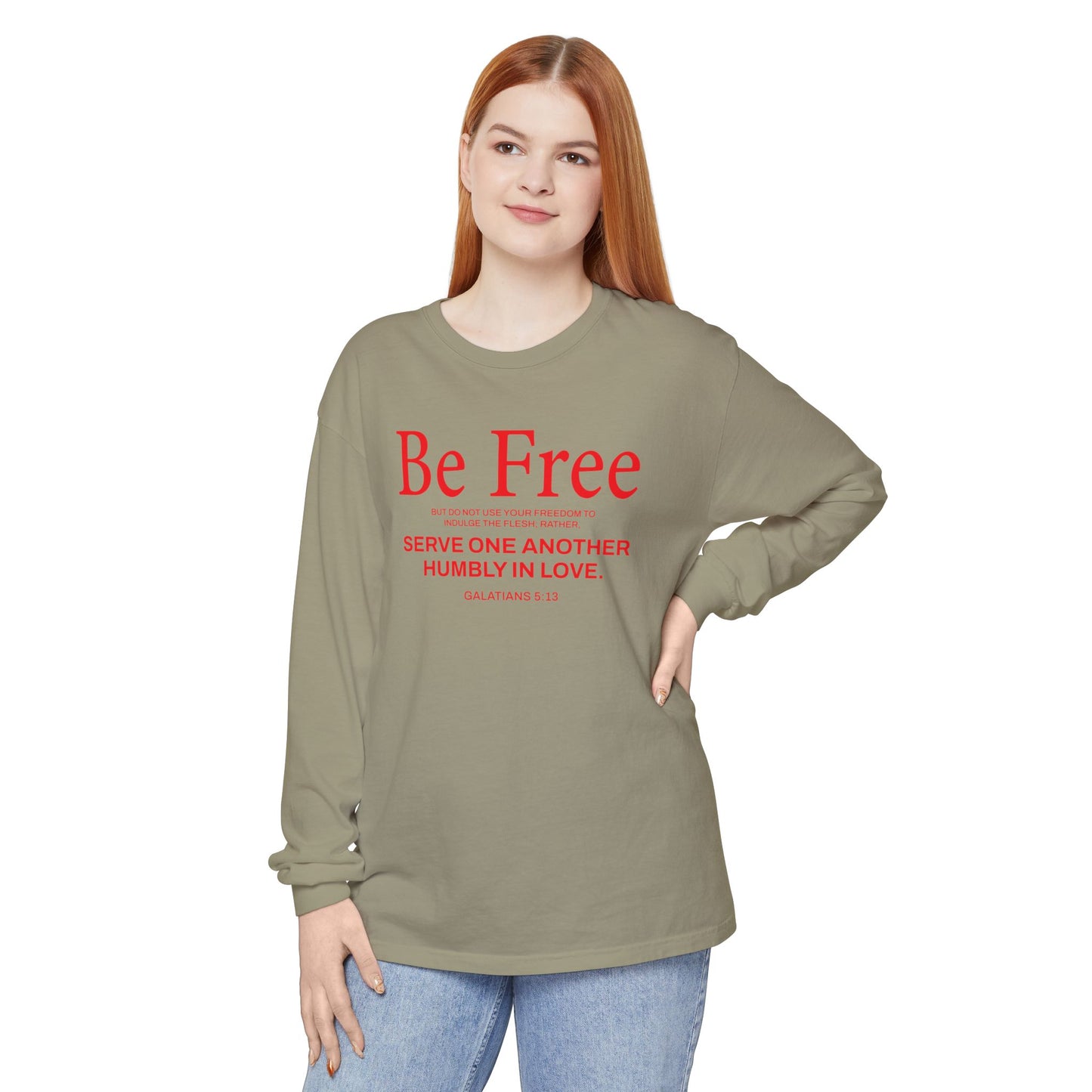 Be Free "Galatians 5:13" RED