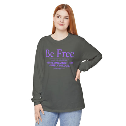 Be Free "Galatians 5:13" PURPLE
