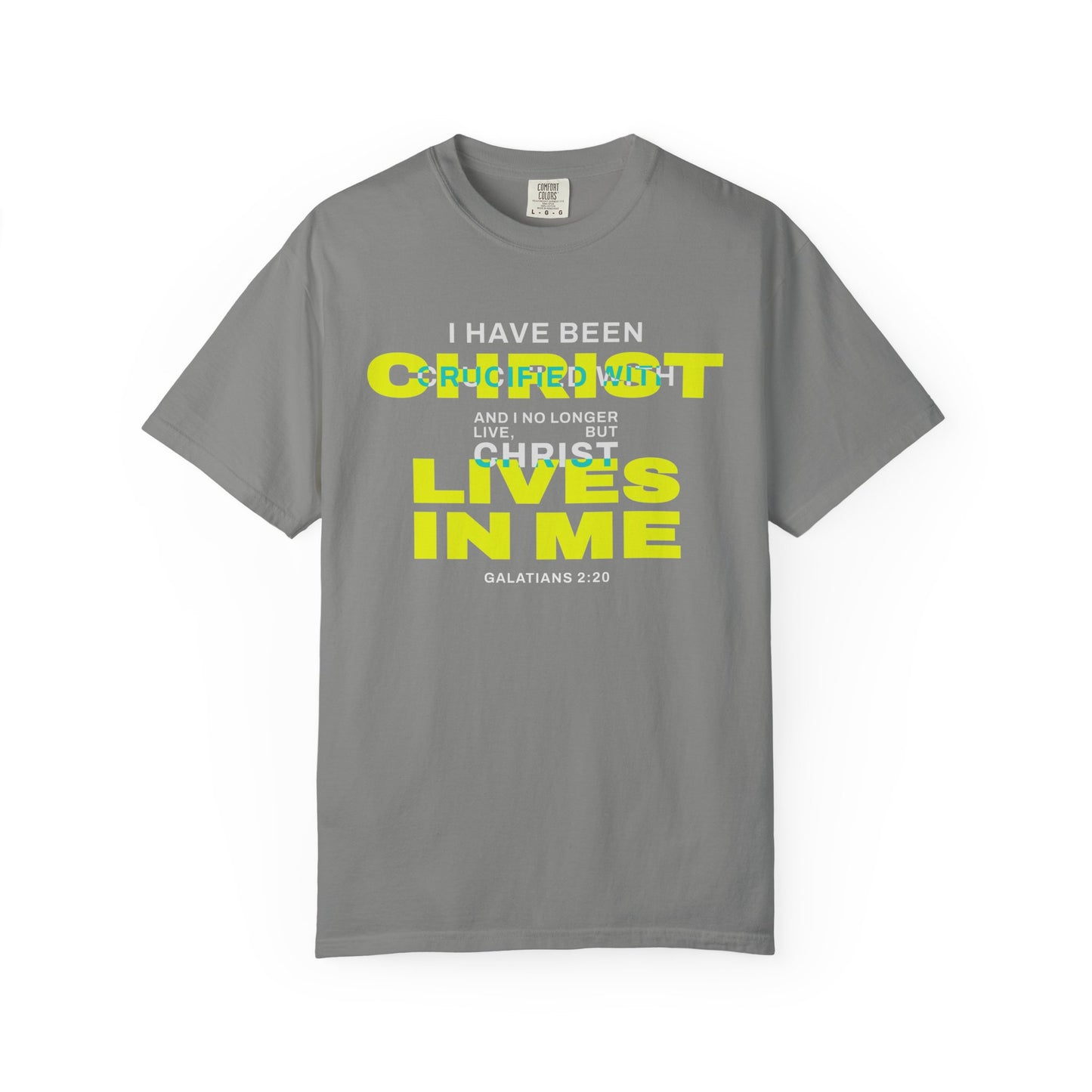 I have been Crucified with Christ "Galatians 2:20" YELLOW 100% Cotton T-Shirt