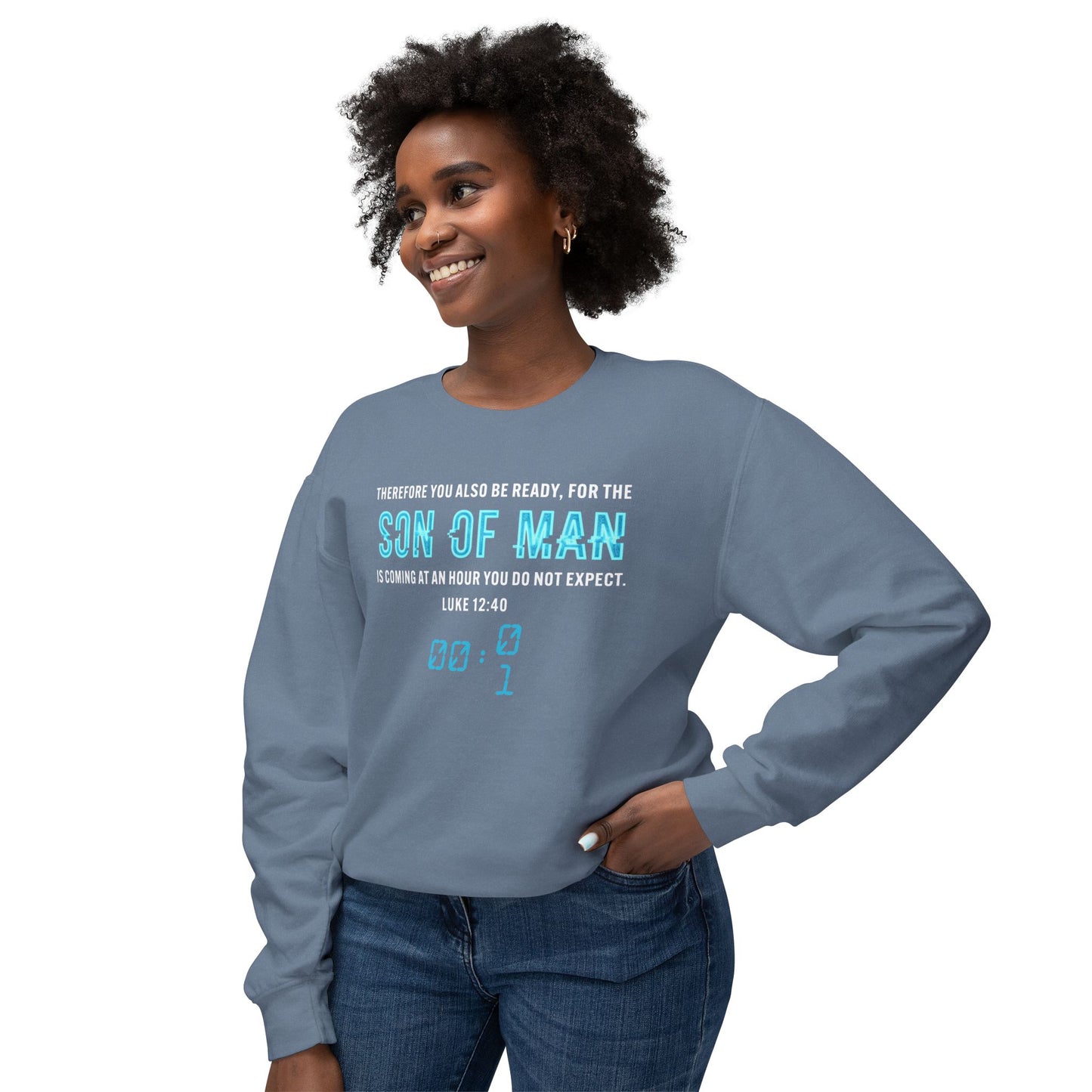 Son of Man is Coming Cotton T‑Shirt — Christian Faith Graphic Sweatshirt