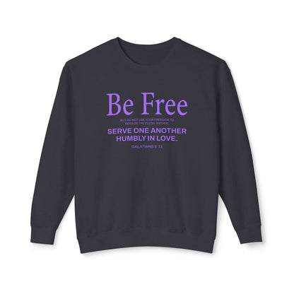 Be Free "Galatians 5:13" Purple