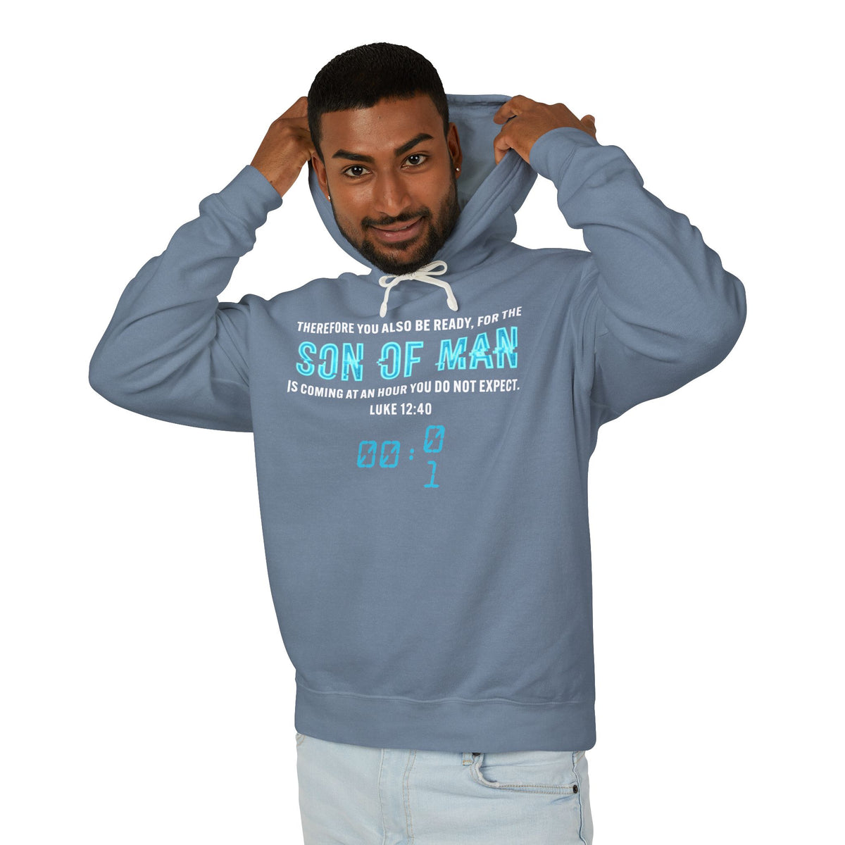 Son of Man is Coming Cotton T‑Shirt — Christian Faith Graphic  Hooded Sweatshirt