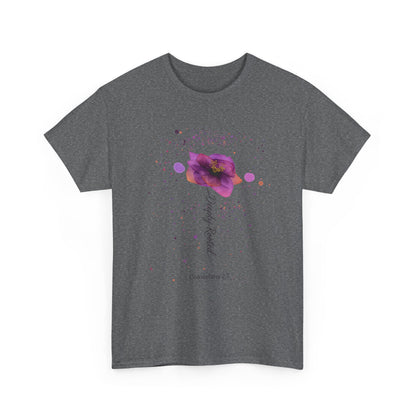 Colossians 2:7 Floral Faith T-Shirt