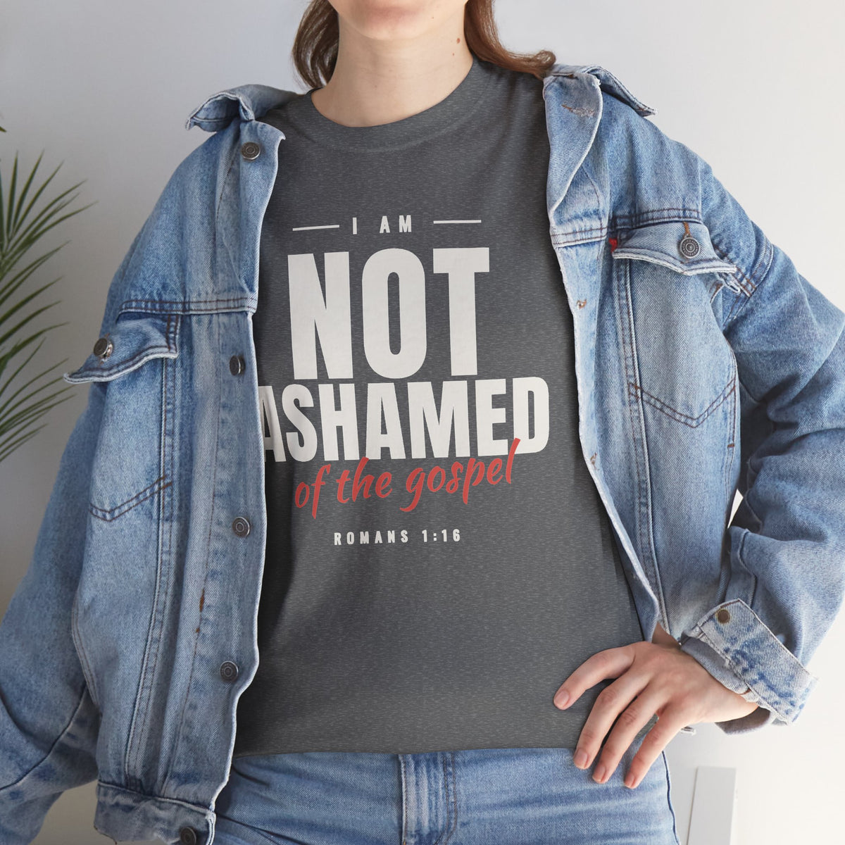 I Am Not Ashamed of the Gospel Faithful Christian T-Shirt