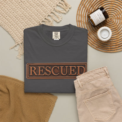 Rescued Colossians 1:13-14 Cotton T-Shirt