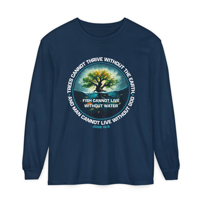 Trees Cannot Thrive Without The Earth "John 15:5"