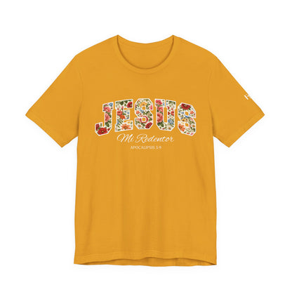 Jesus Mi Redentor Floral Graphic Tee