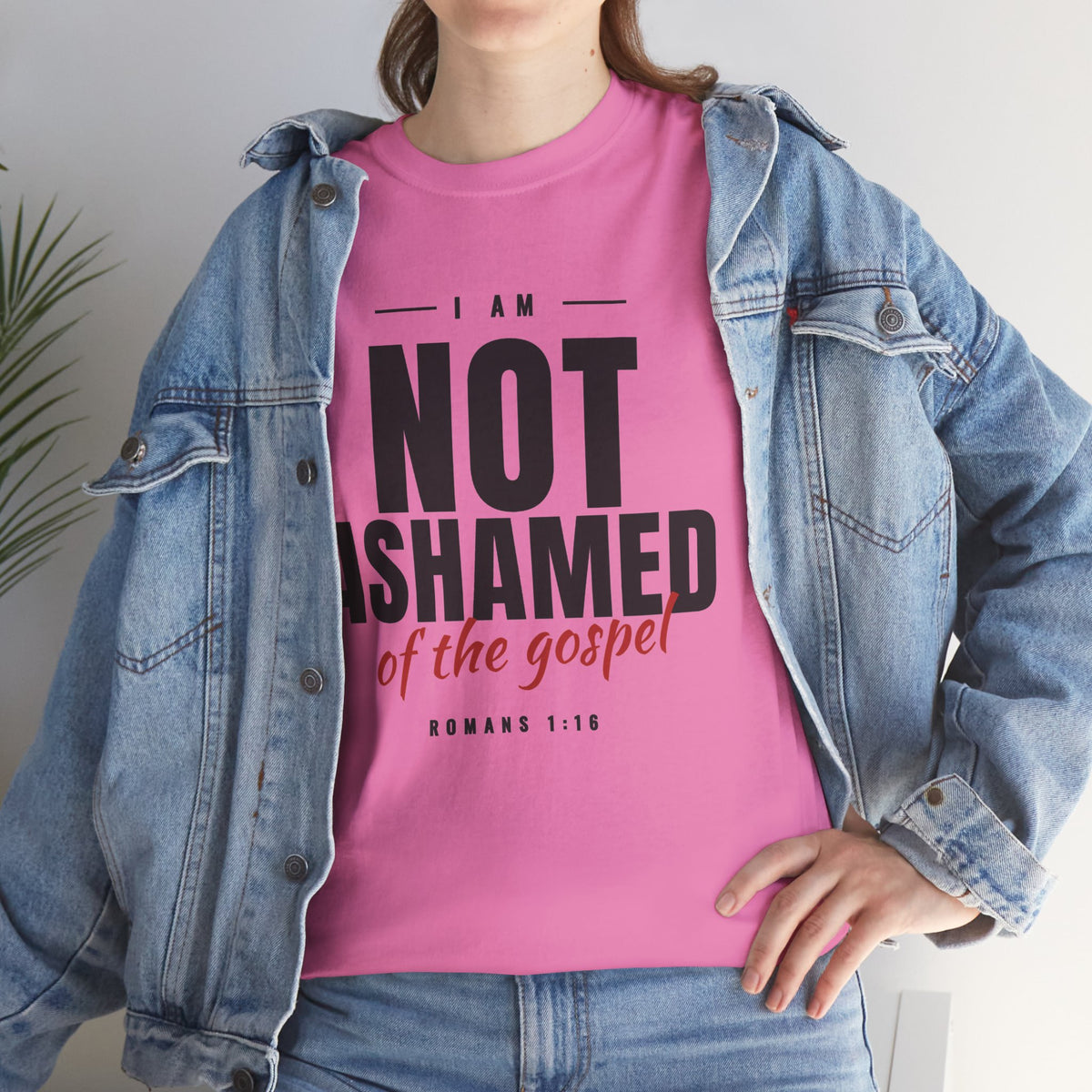 Not Ashamed of the Gospel Christian Faith T-Shirt