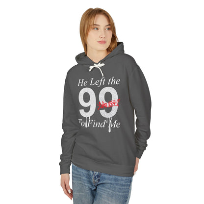 He Left the 99 Sweatshirt  — Luke 15:4-7 Christian Hoodie