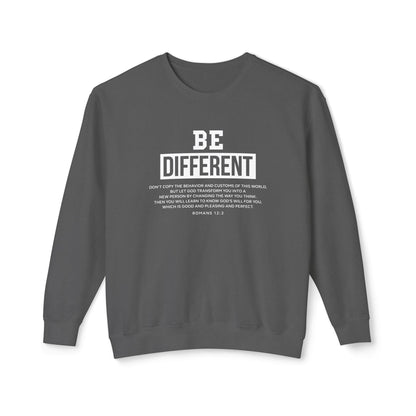 Be Different "Romans 12:2" Sweatshirt
