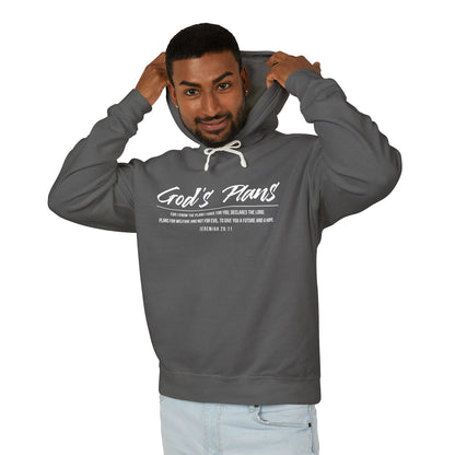 Jeremiah 29:11 "God's Plans" Hoodie — Inspirational Faith Pullover