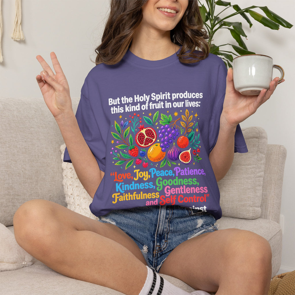 Fruit of the Spirit T‑Shirt — Galatians 5:22‑23 Christian Faith Tee