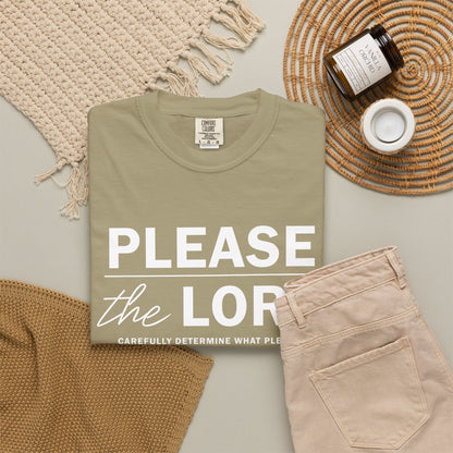 Please the Lord Ephesians 5:10 T-Shirt 100% Cotton T-Shirt